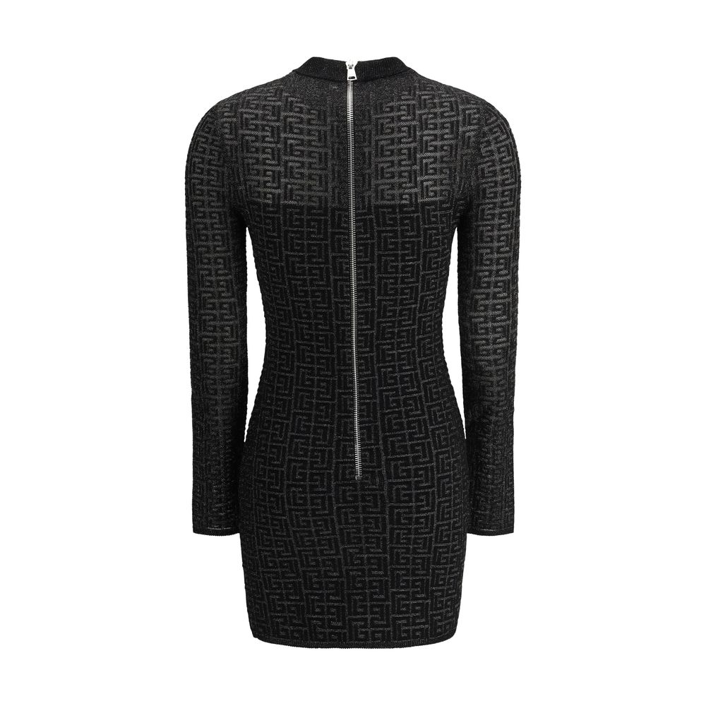 Rochie mini tricotată Balmain