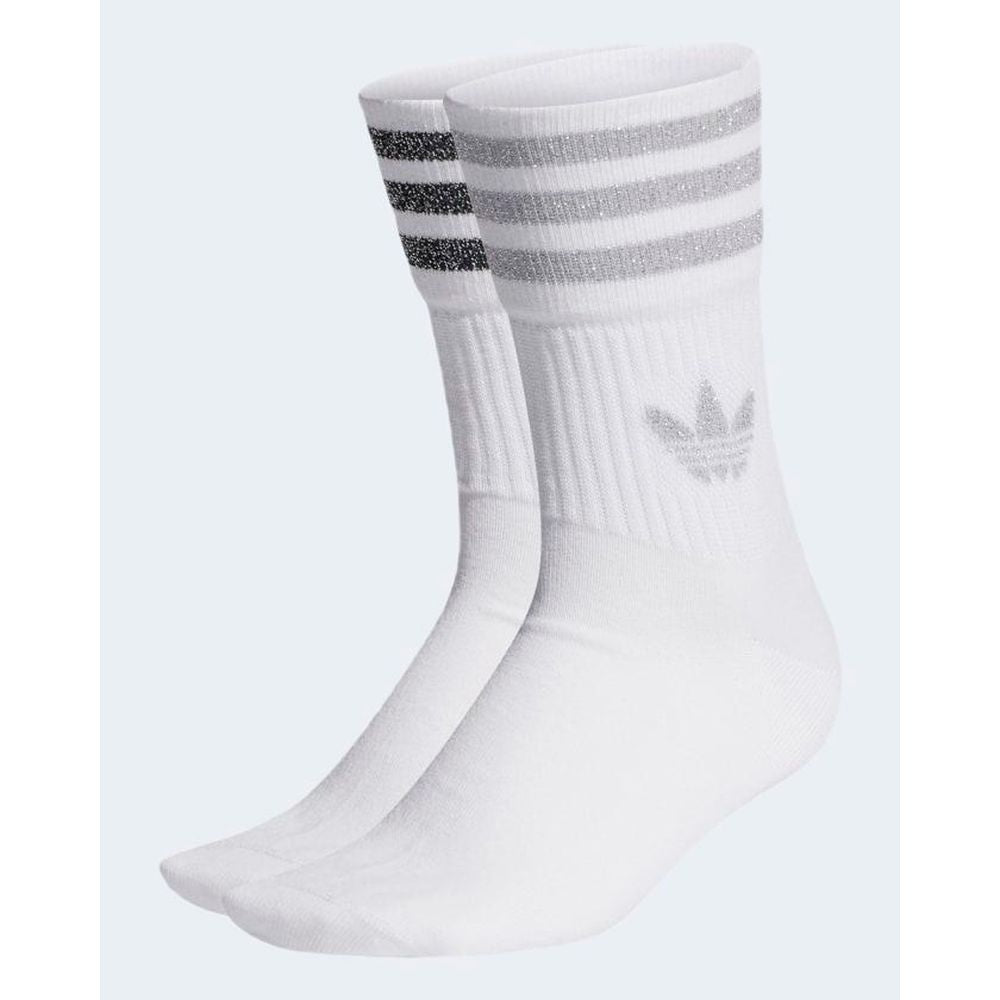 Șosetă Adidas din bumbac alb