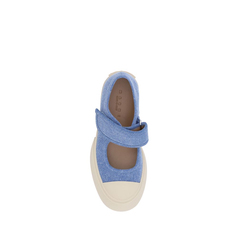 Teniși Mary Jane din denim Marni