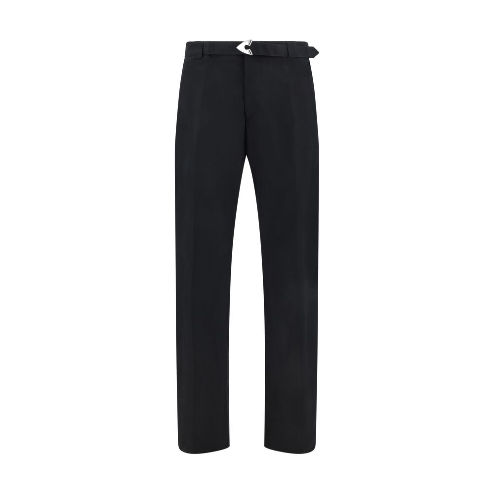 Pantaloni cu curea Alexander McQueen Arrow