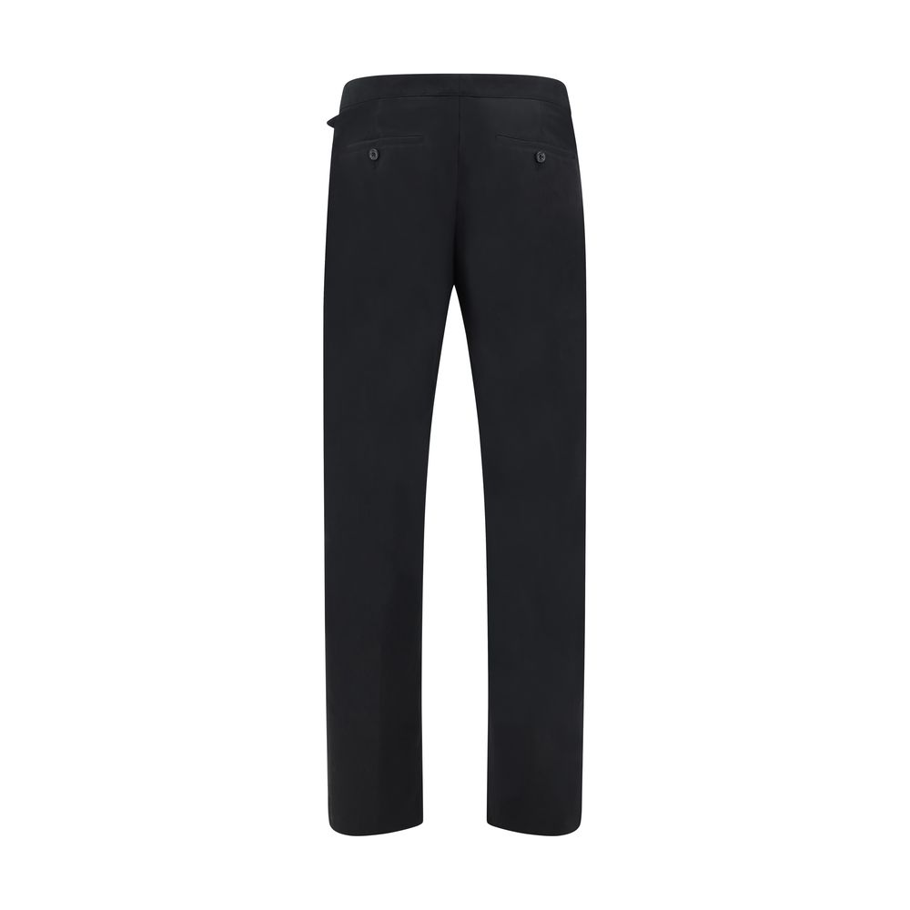 Pantaloni cu curea Alexander McQueen Arrow