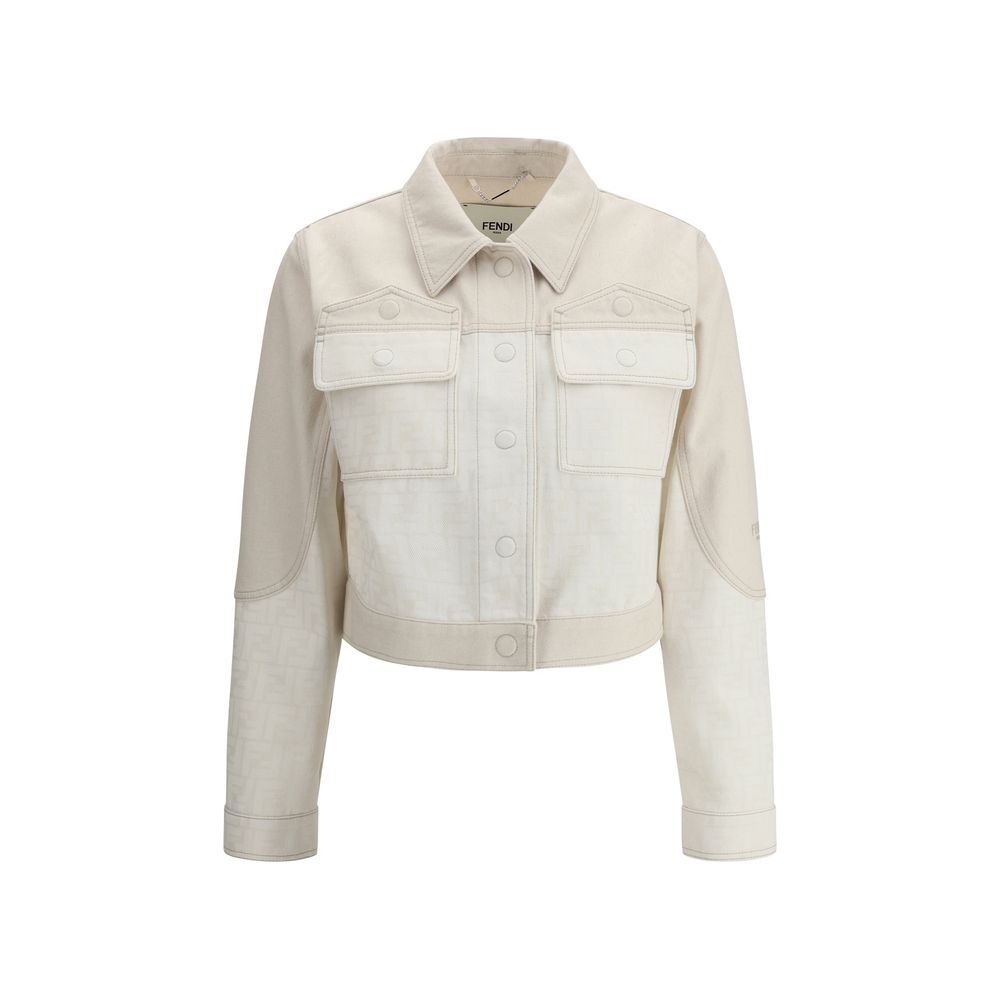 Fendi FF-Print Denim Gacket