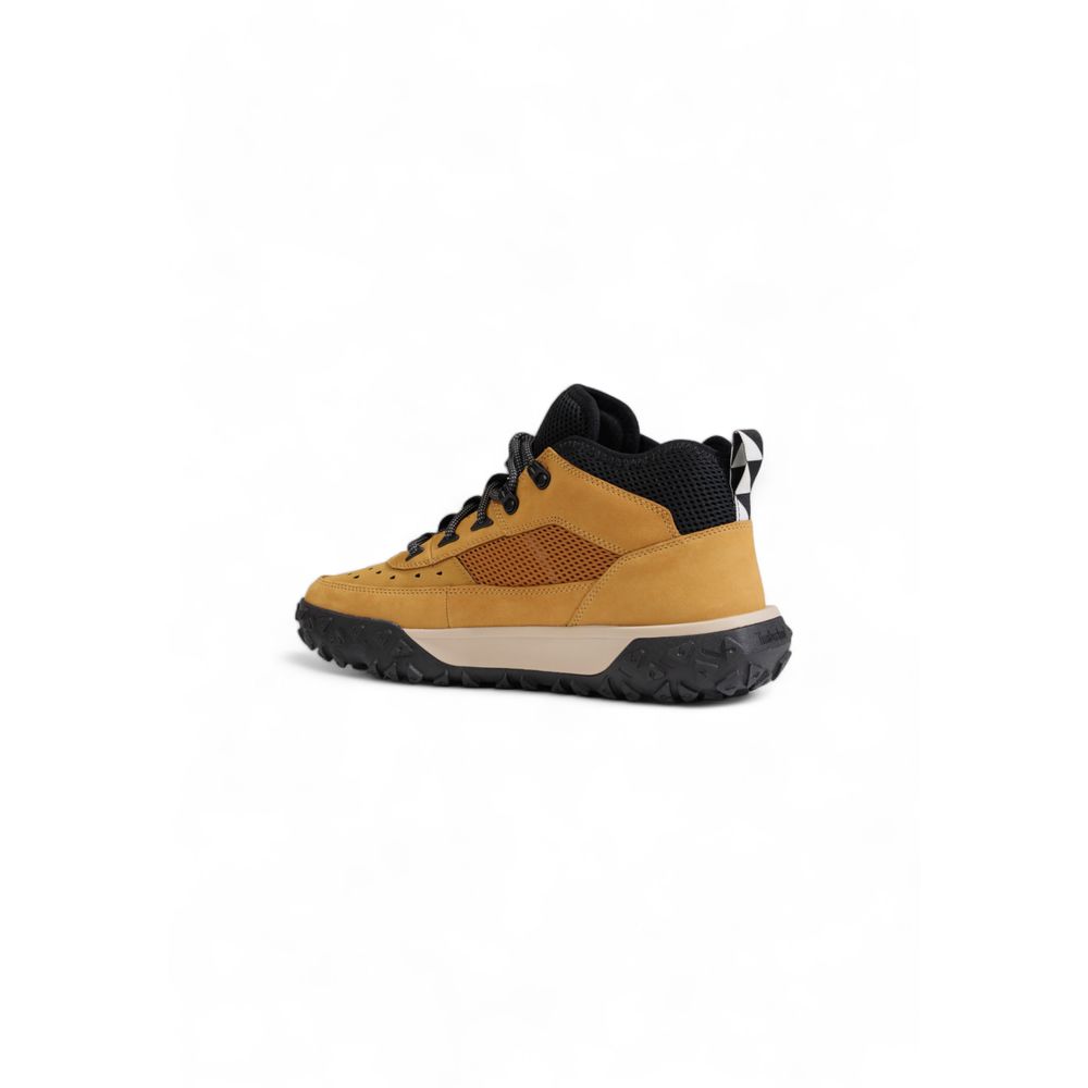 Timberland – Braune Sneaker aus recyceltem Leder