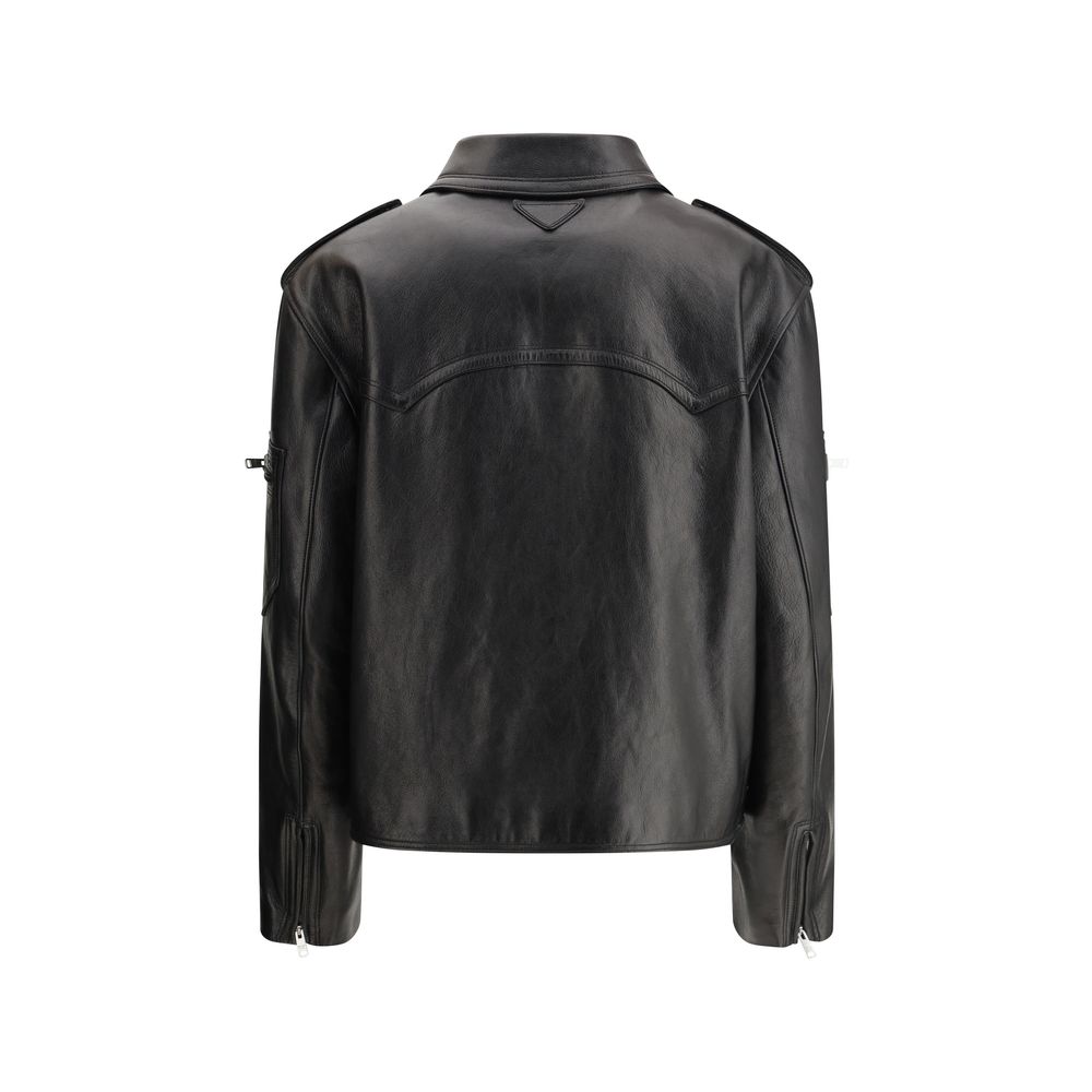 Prada Bikerlederjacke