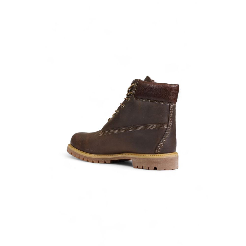 Braune Lederstiefel von Timberland