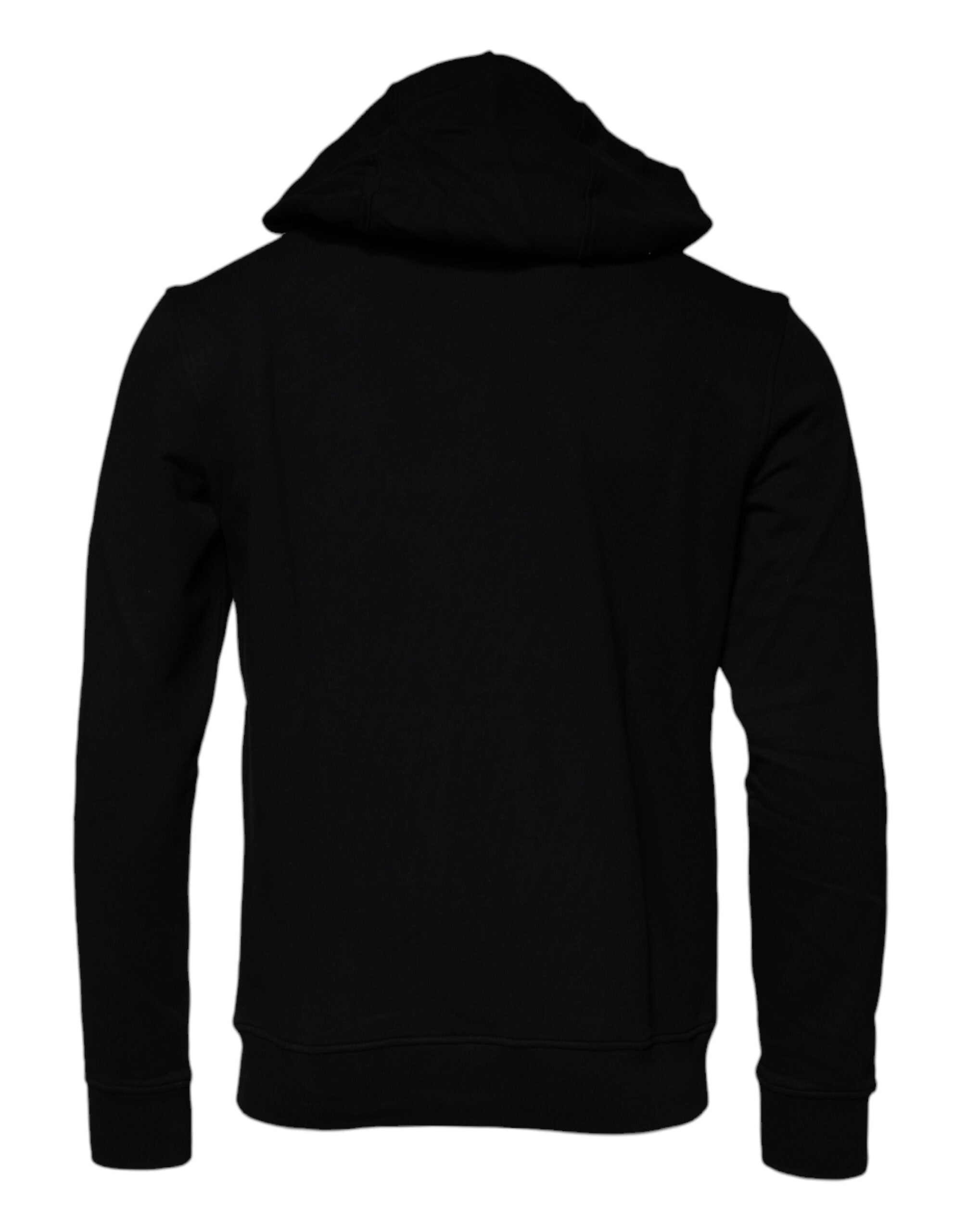 Versace – Schwarzer Medusa-Kapuzenpullover aus Baumwolle