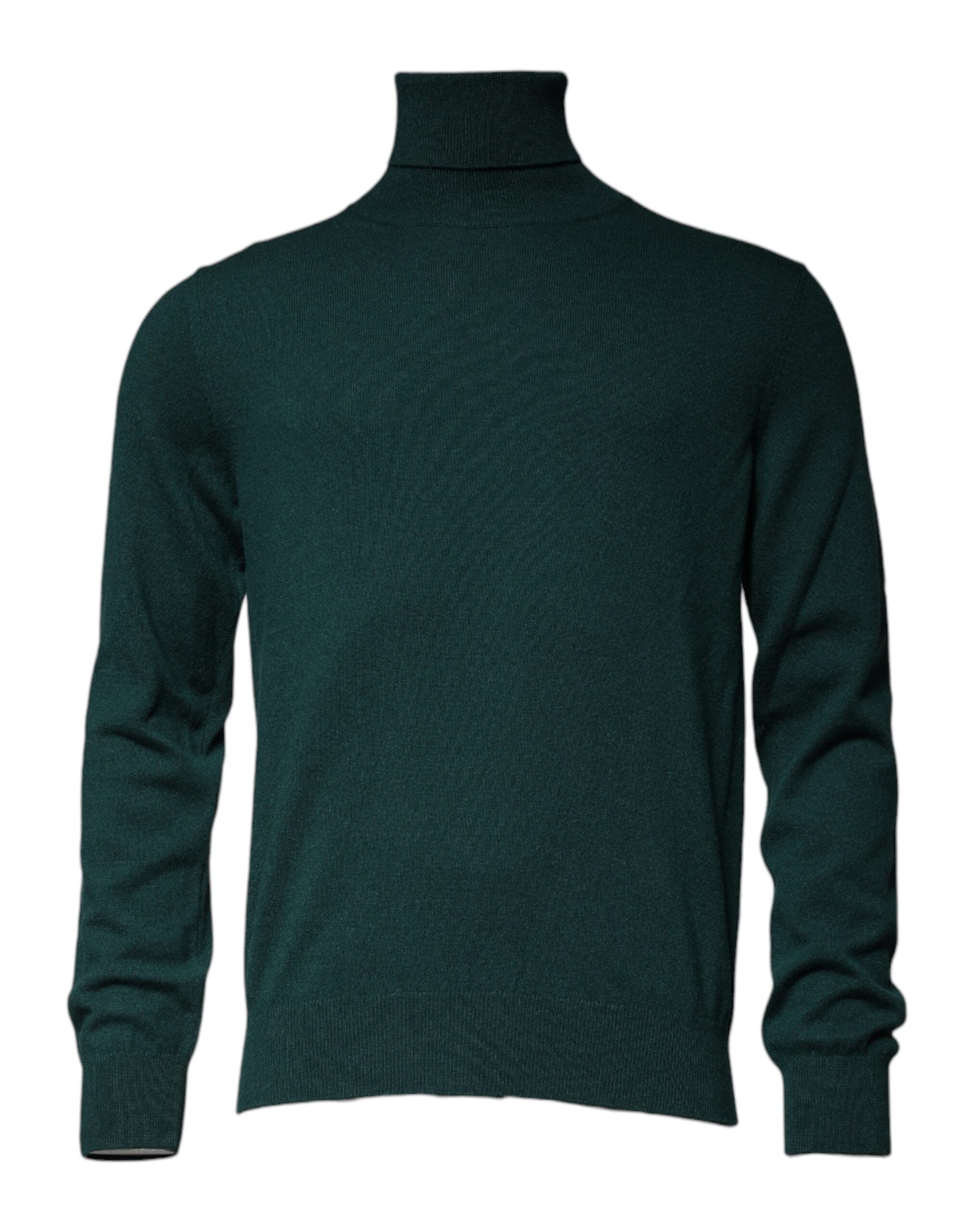 Dolce &amp; Gabbana Grüner Rollkragenpullover aus Kaschmir für Herren