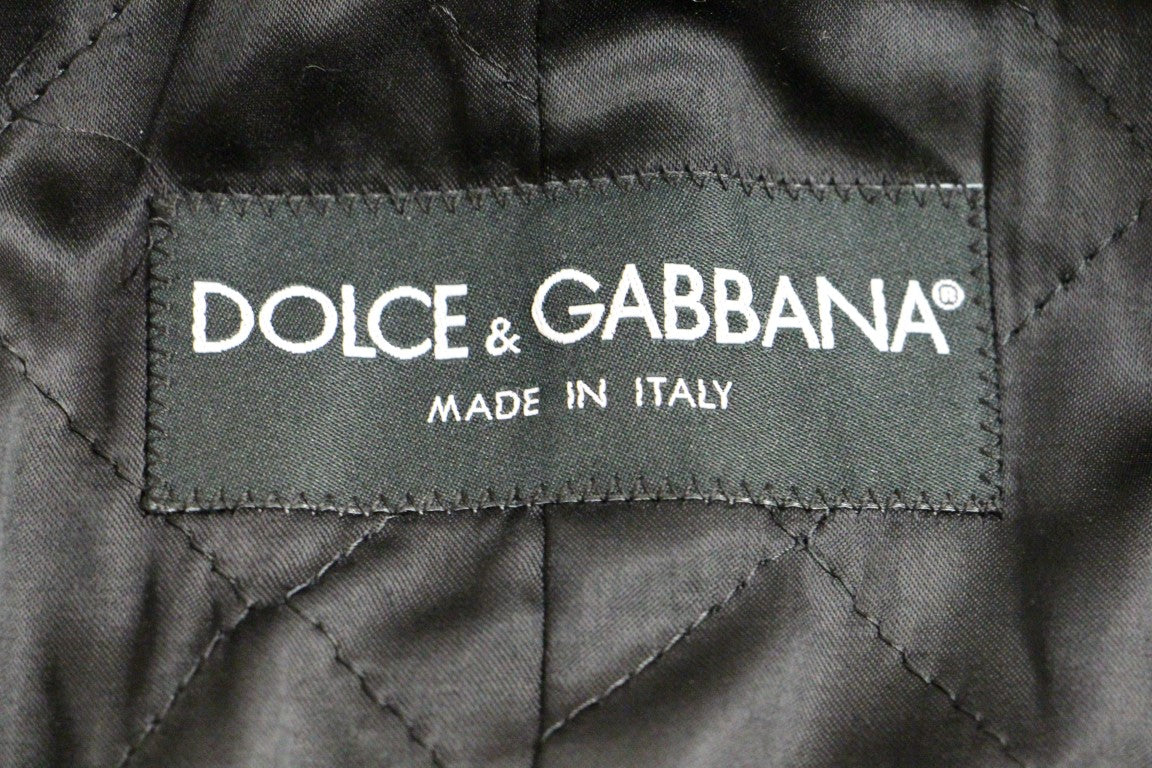 Dolce &amp; Gabbana – Karierter Mantel aus Wollmischung „Sicilia“