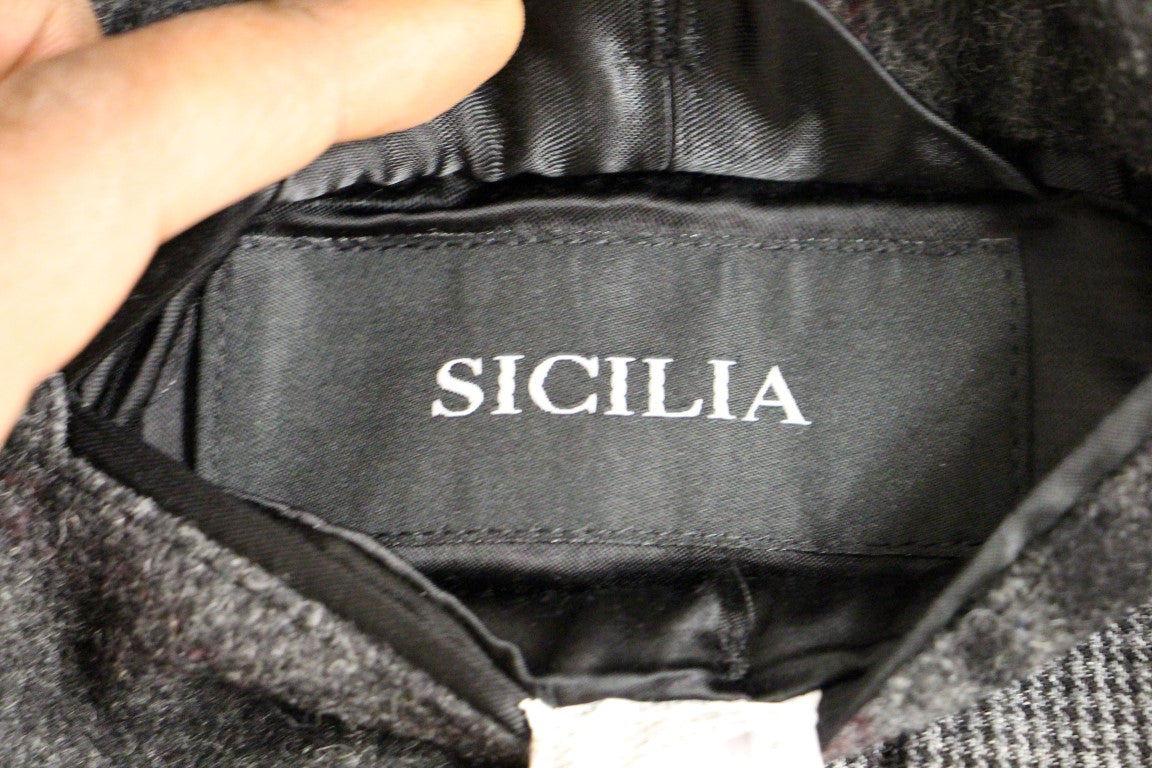 Dolce &amp; Gabbana – Karierter Mantel aus Wollmischung „Sicilia“