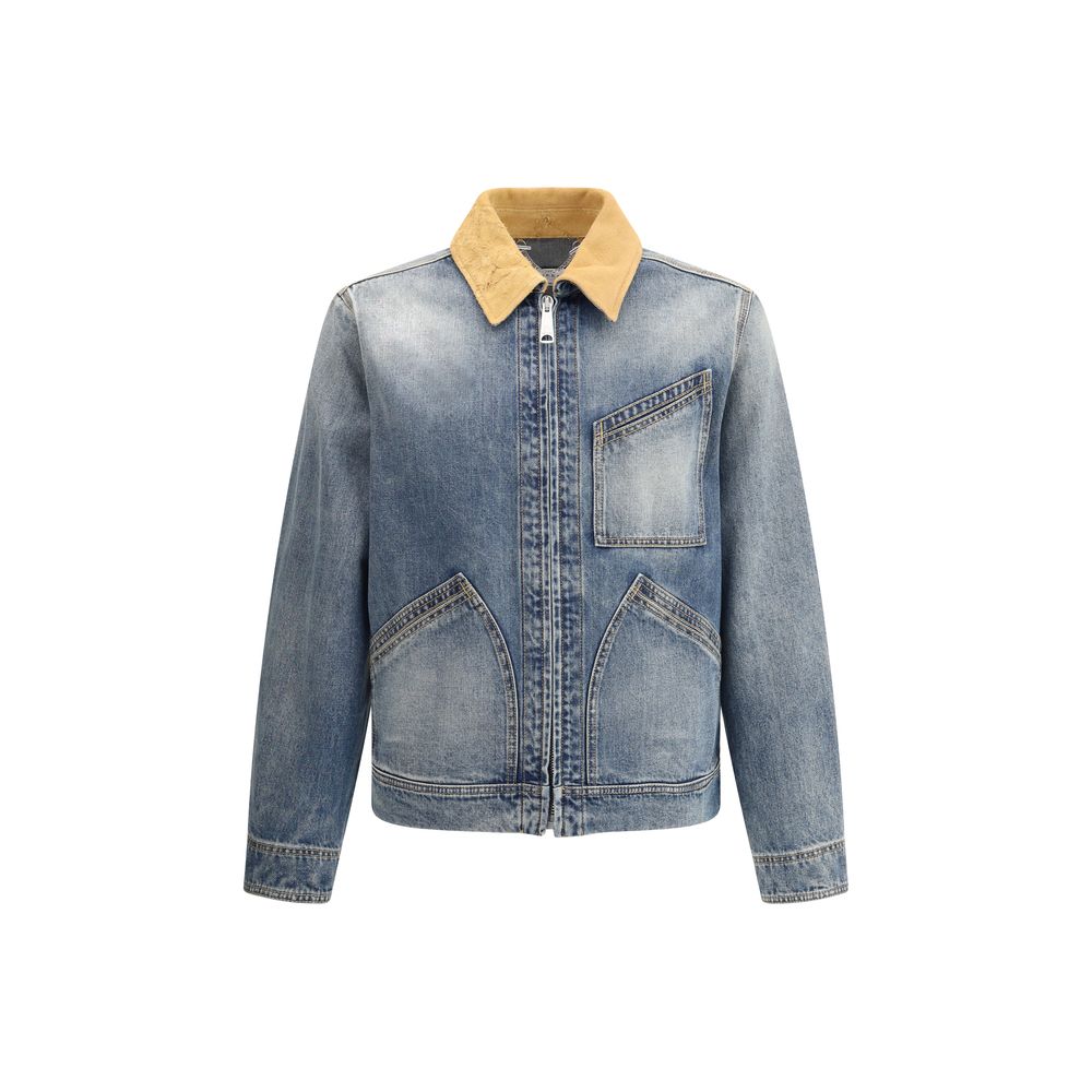 Jachetă din denim Alexander McQueen