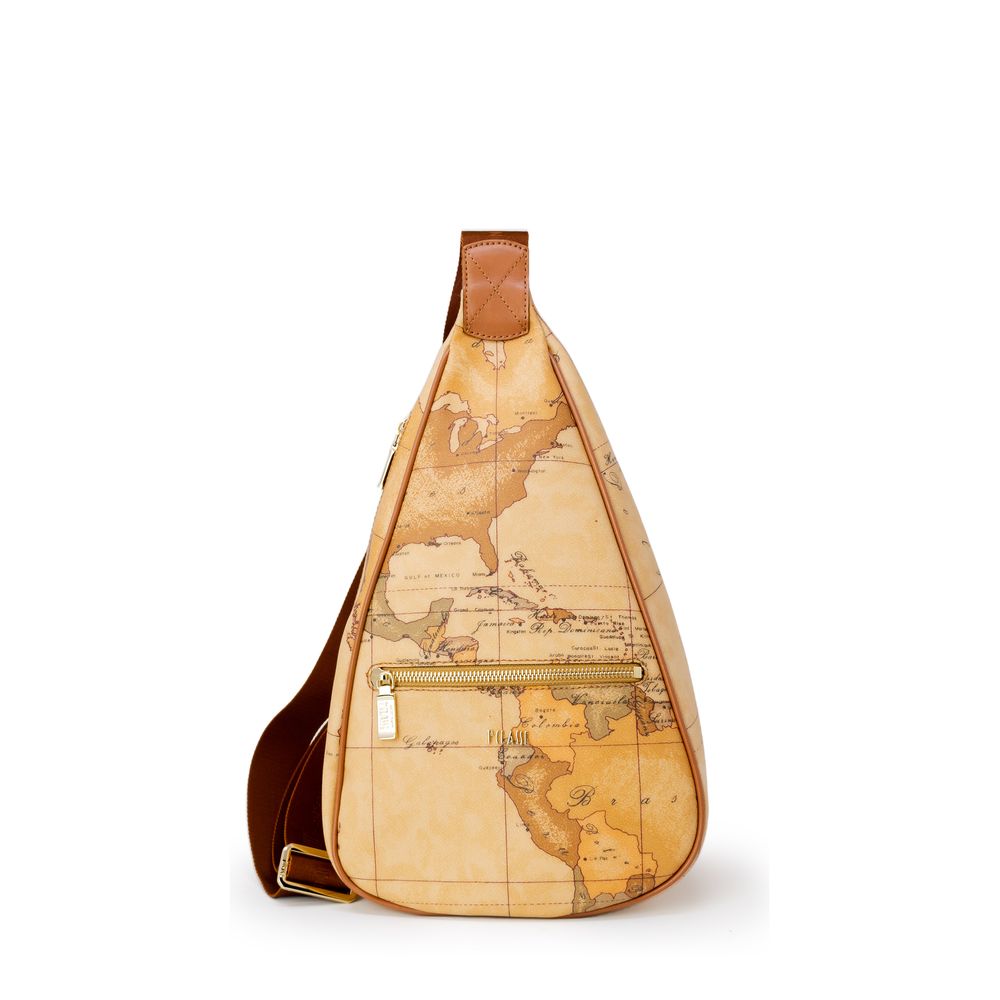 Alviero Martini Prima Classe Brauner Baumwollrucksack