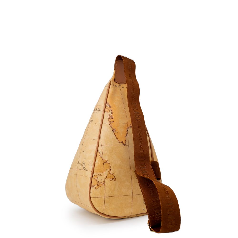 Alviero Martini Prima Classe Brauner Baumwollrucksack