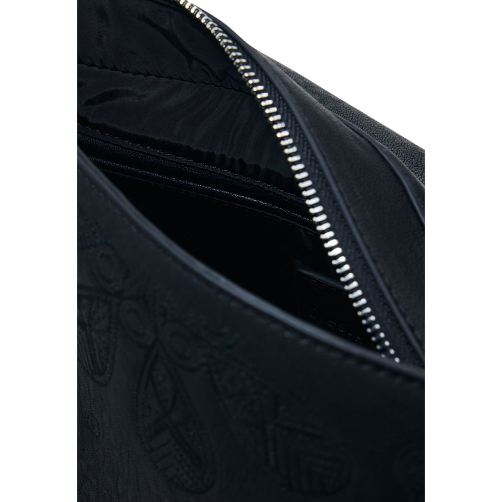 Desigual Schwarze Polyethylen-Handtasche