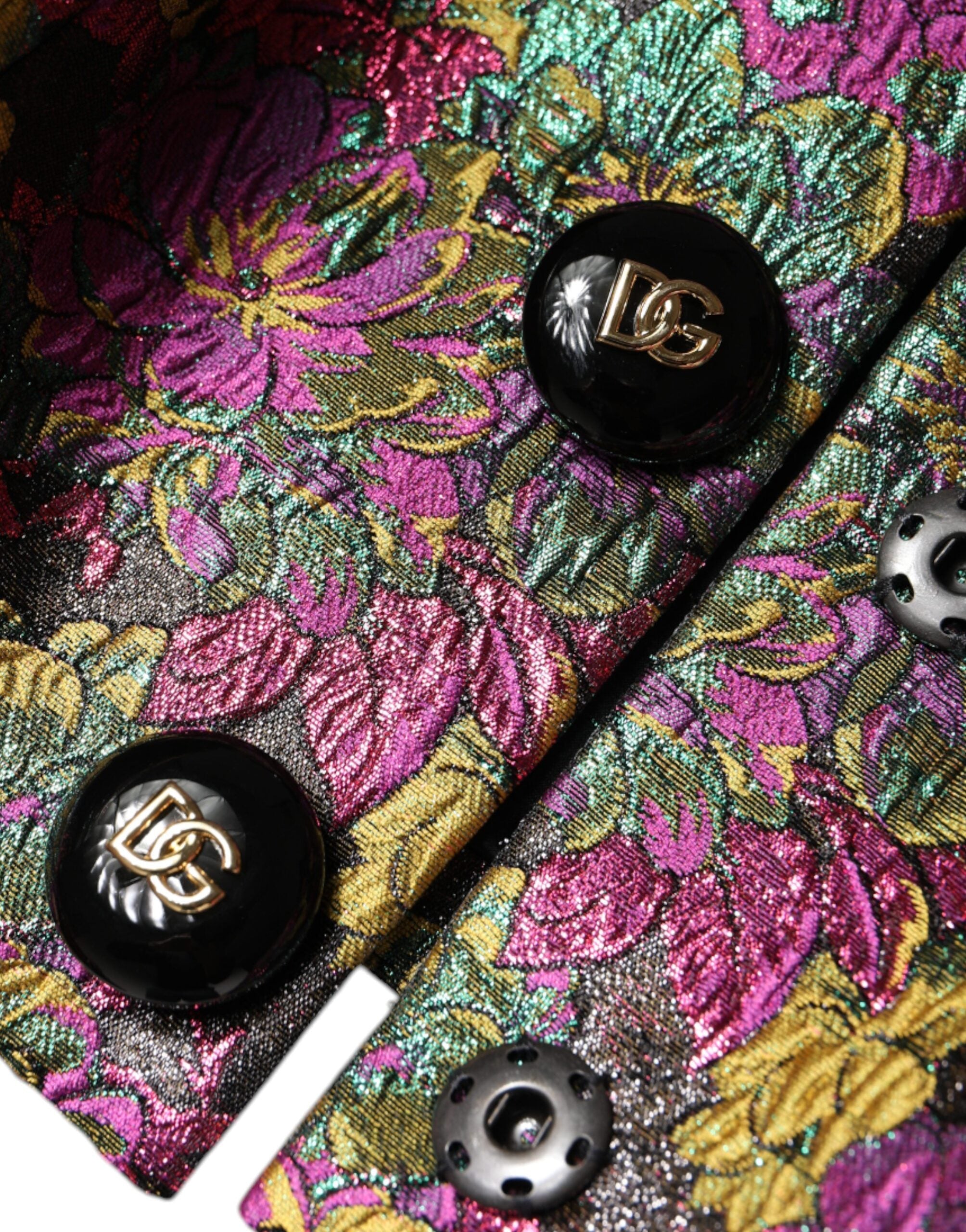 Dolce &amp; Gabbana Jachetă scurtă cu imprimeu floral jacquard multicolor