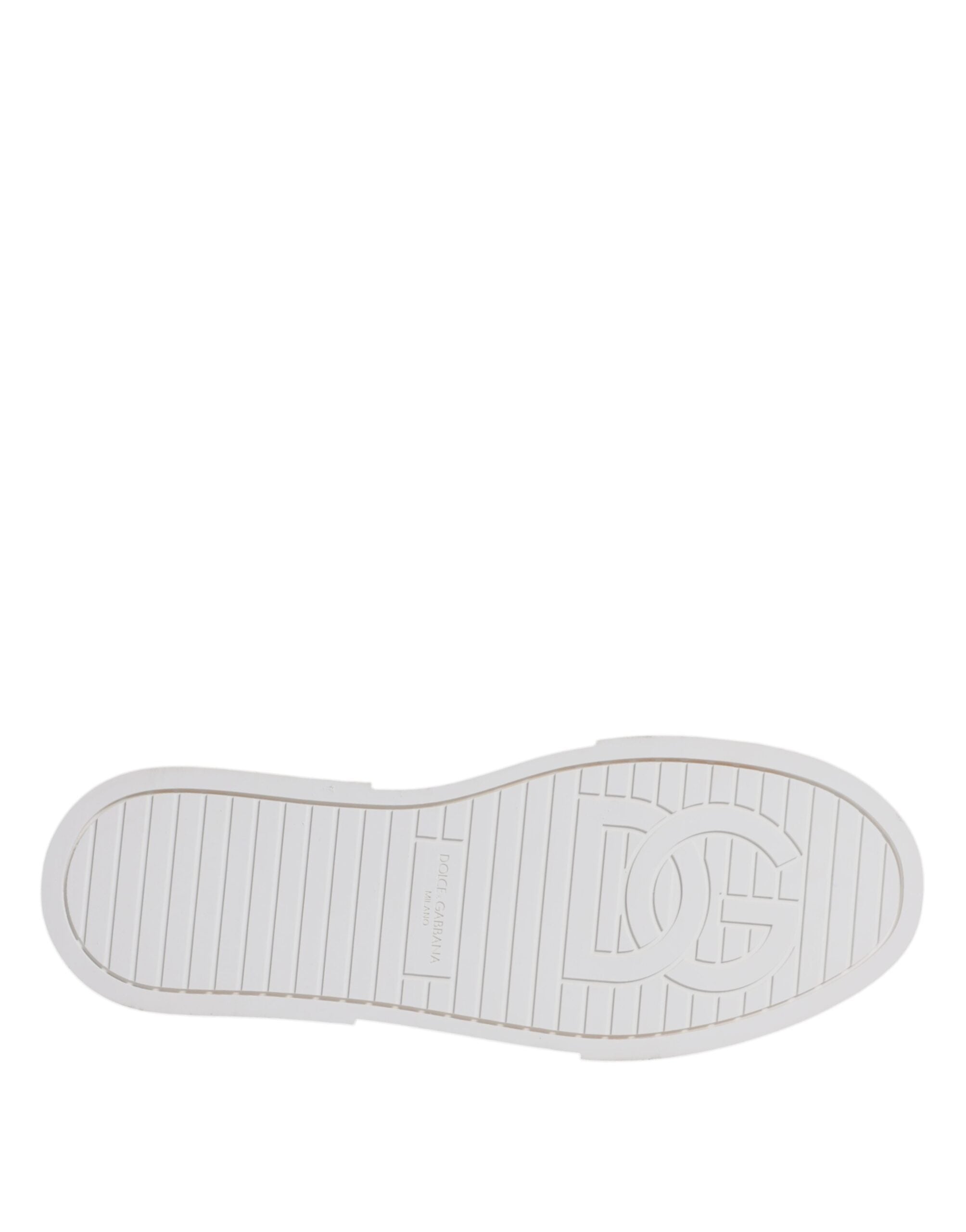 Dolce &amp; Gabbana Blau Weiß Canvas Logo Low Top Sneakers Schuhe