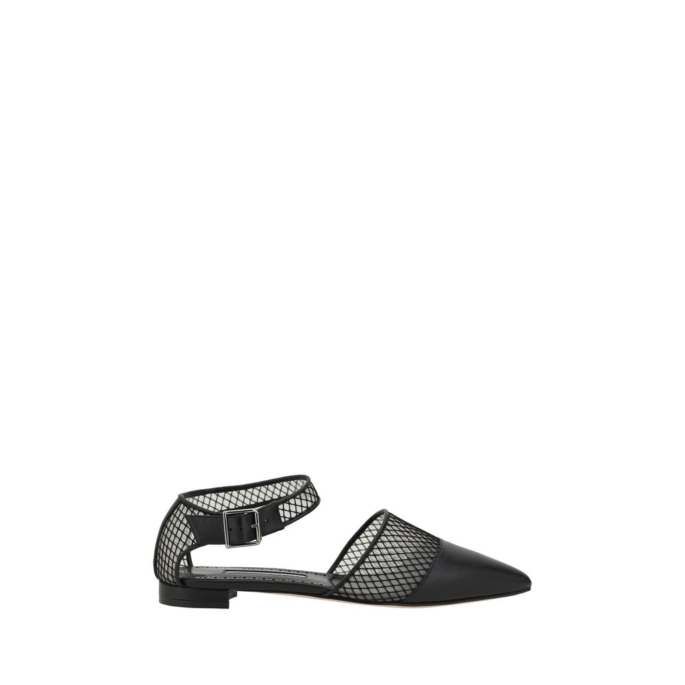 Manolo Blahnik Jatelahflache Ballerinas
