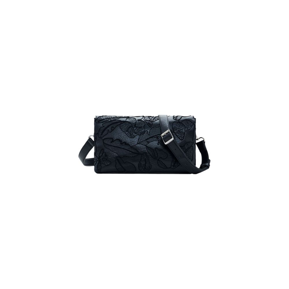 Desigual Schwarze Polyethylen-Handtasche
