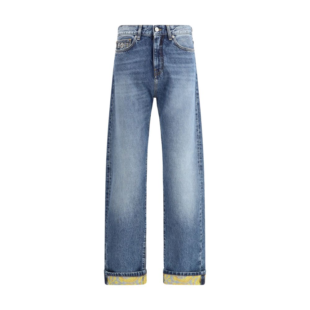 Versace Barocco Umschlagjeans