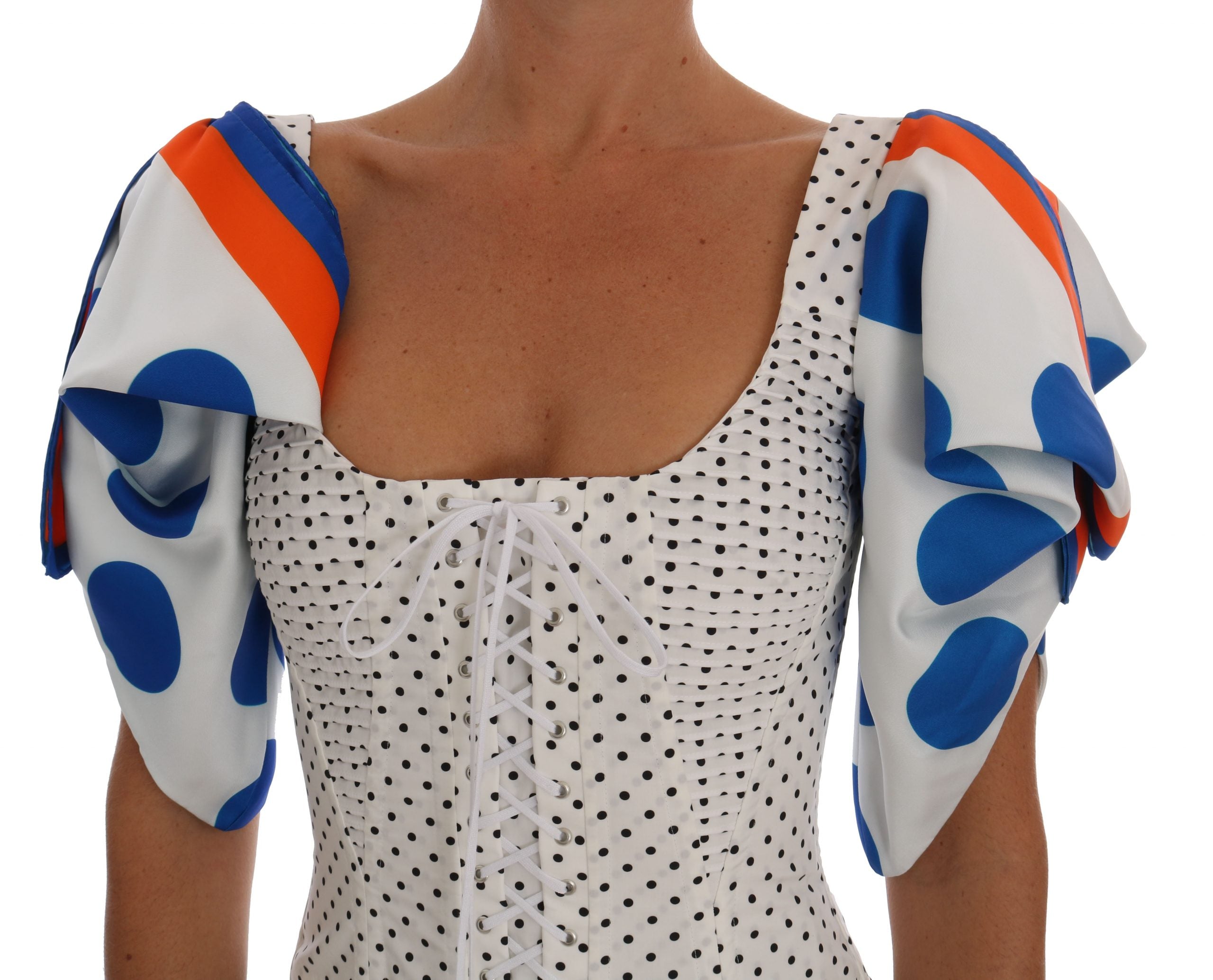 Dolce &amp; Gabbana Elegantes Bustier-Top mit Punkten
