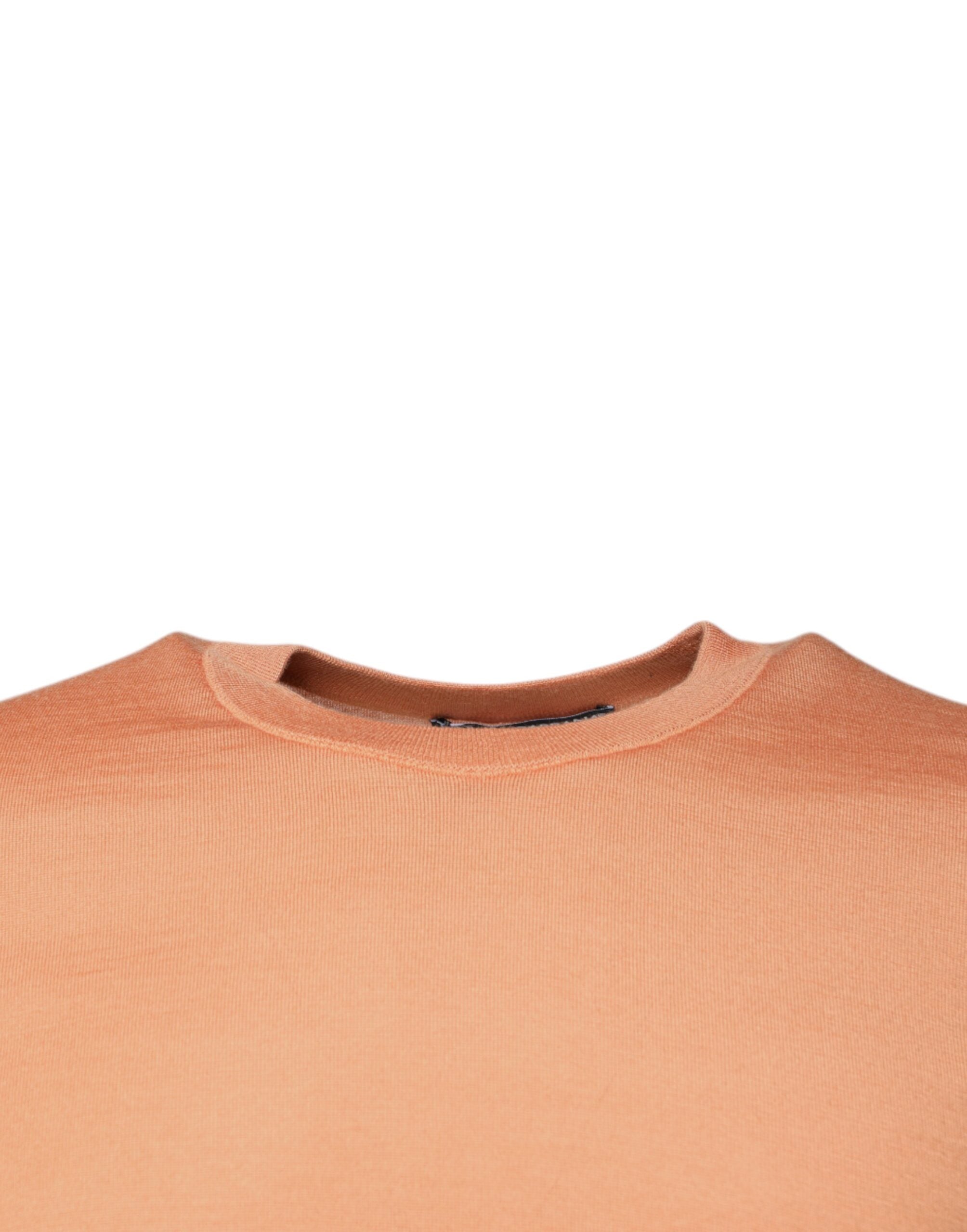 Dolce &amp; Gabbana – Kurzer Pullover aus Wolle mit Rundhalsausschnitt in Beige