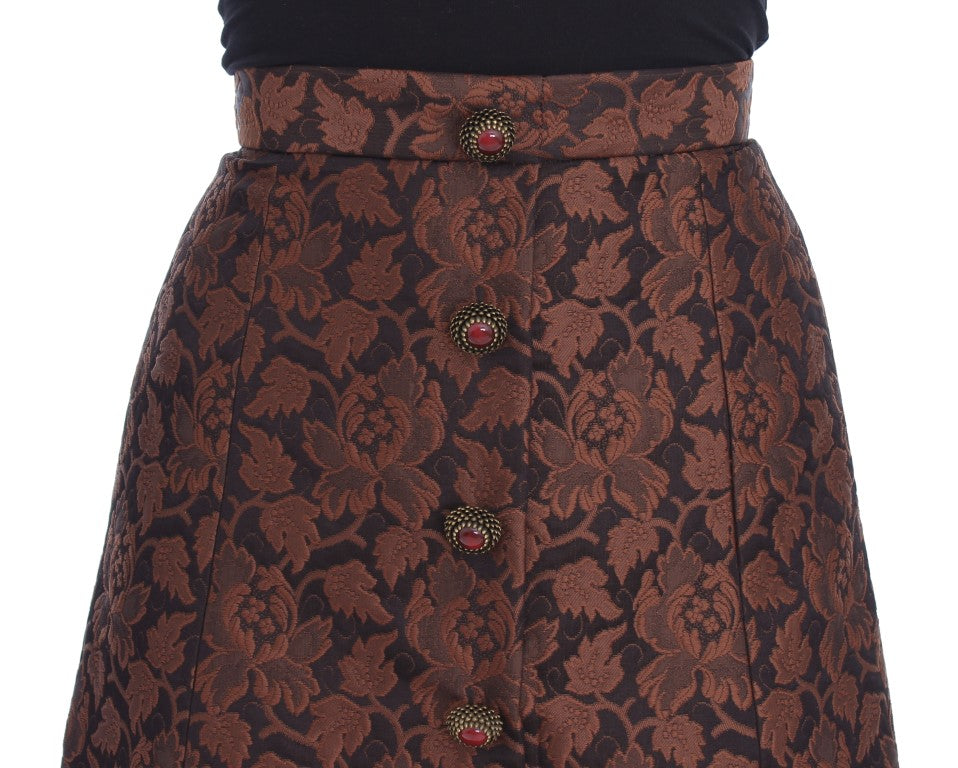 Dolce &amp; Gabbana Eleganter Ballonrock aus Brokat