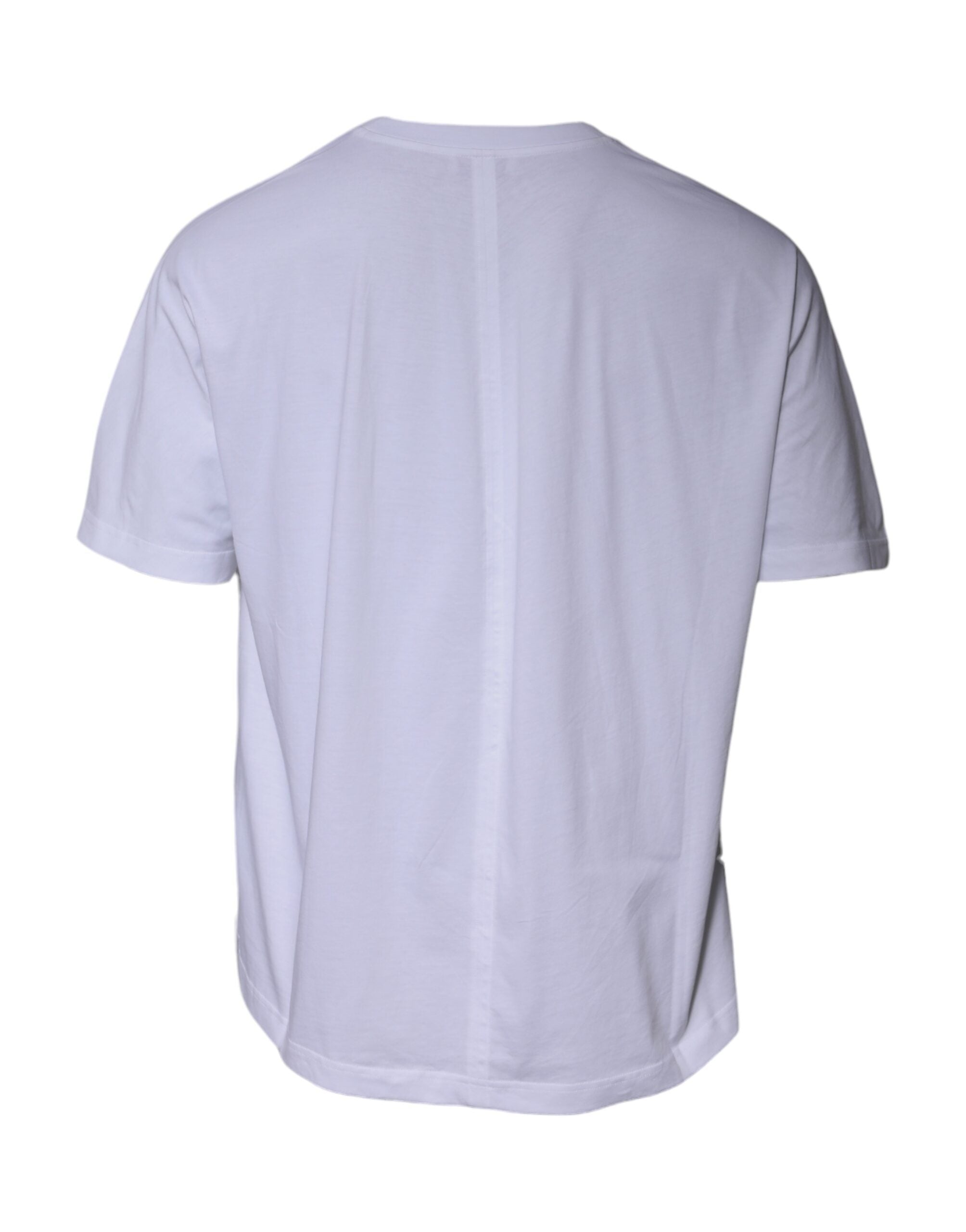 Tricou Balenciaga cu mânecă scurtă și guler rotund din bumbac, cu logo alb