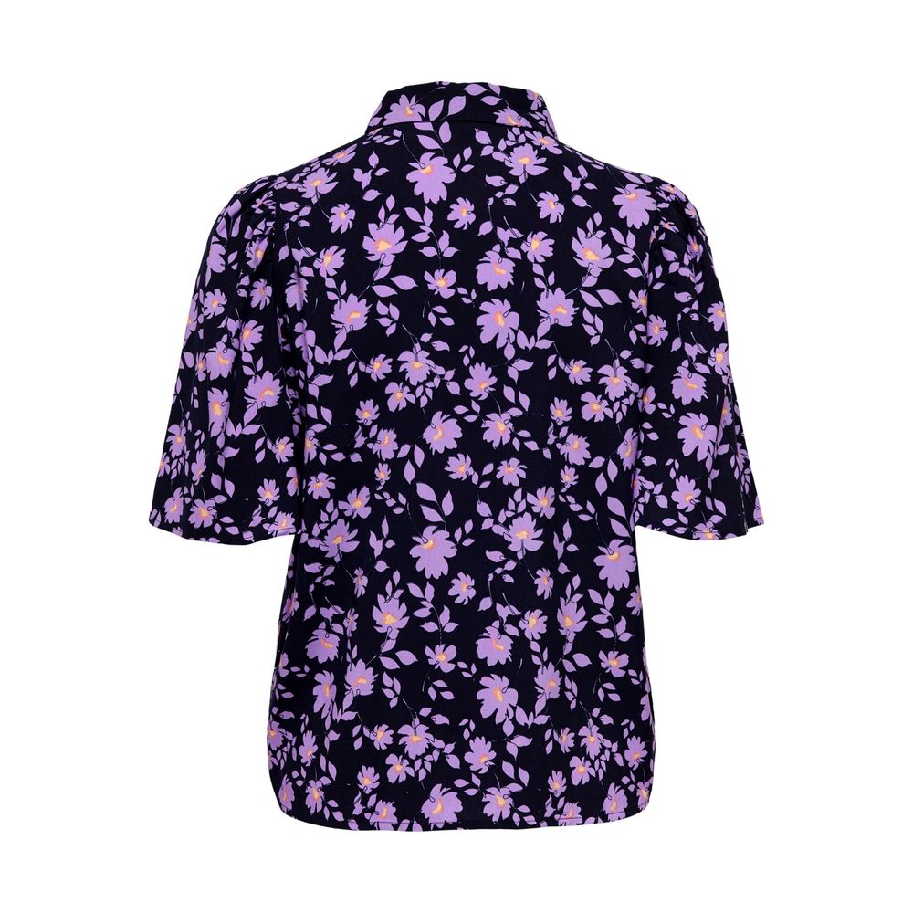 Cămașă Jacqueline De Yong violet din viscoză