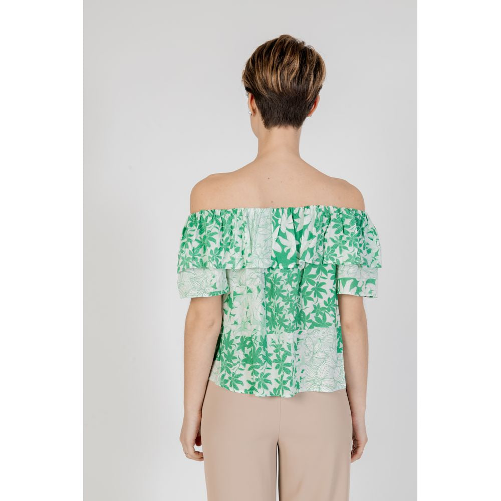 Desigual Green Viscose Blouse