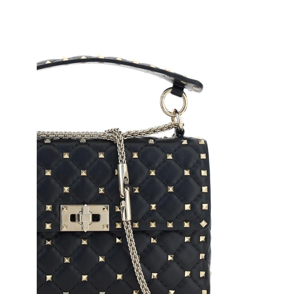 Geantă de umăr din piele Valentino Garavani Rockstud Spike