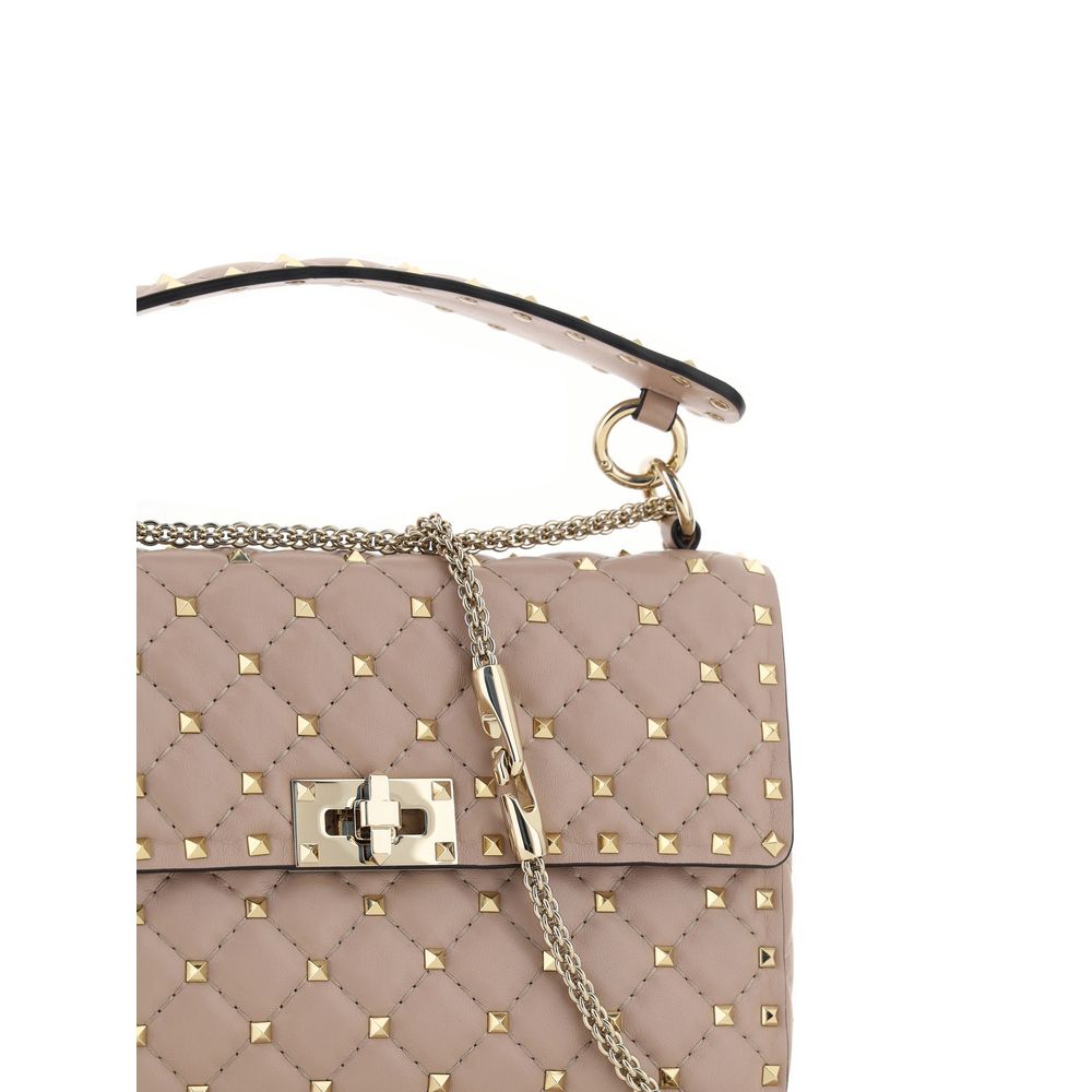 Geantă de umăr din piele Valentino Garavani Rockstud Spike