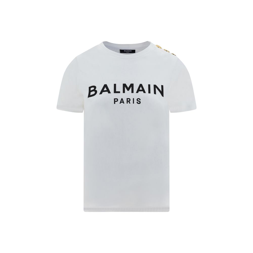 Tricou cu logo Balmain