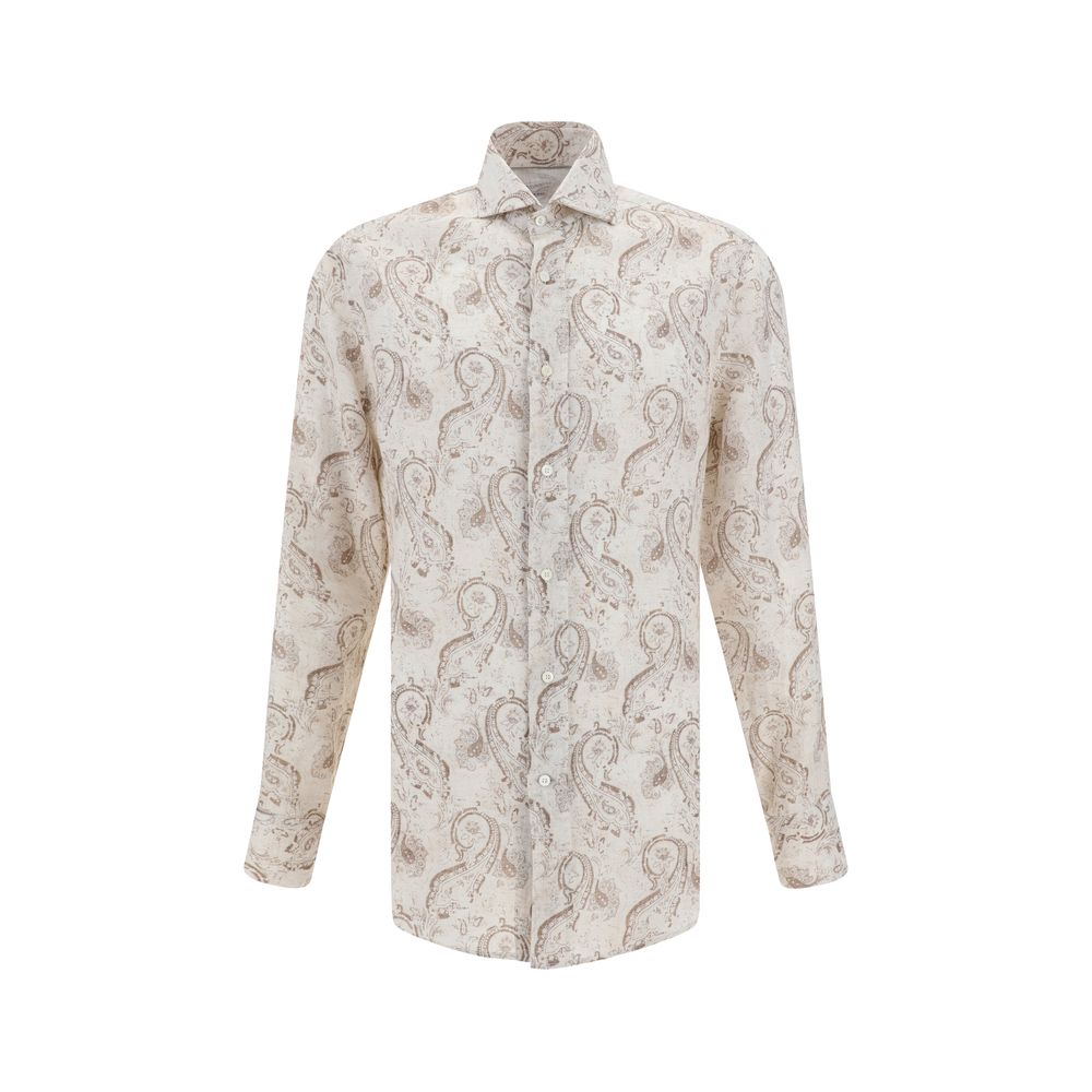 Brunello Cucinelli Hemd mit Paisley-Design