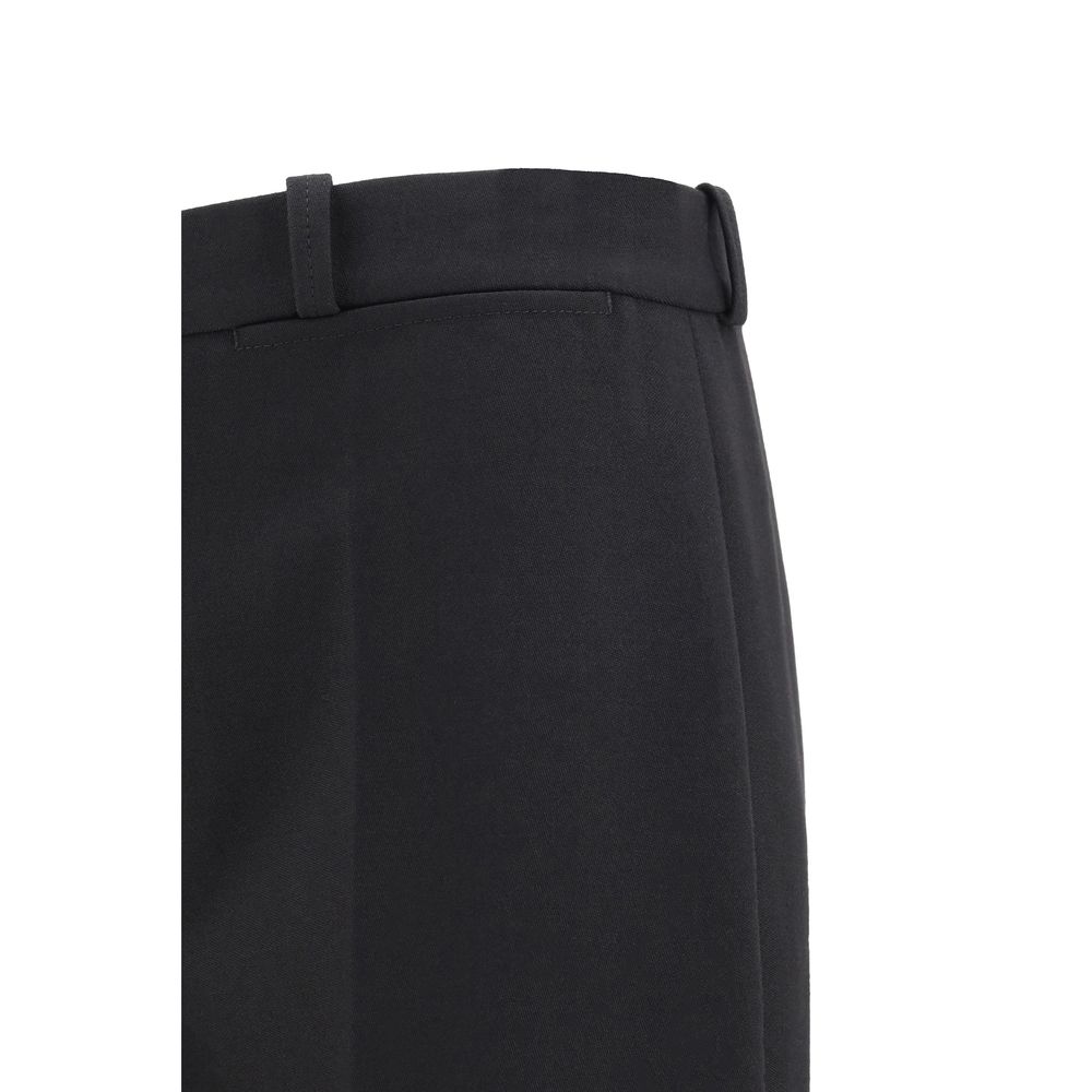 Pantaloni evazați din lână Chloé