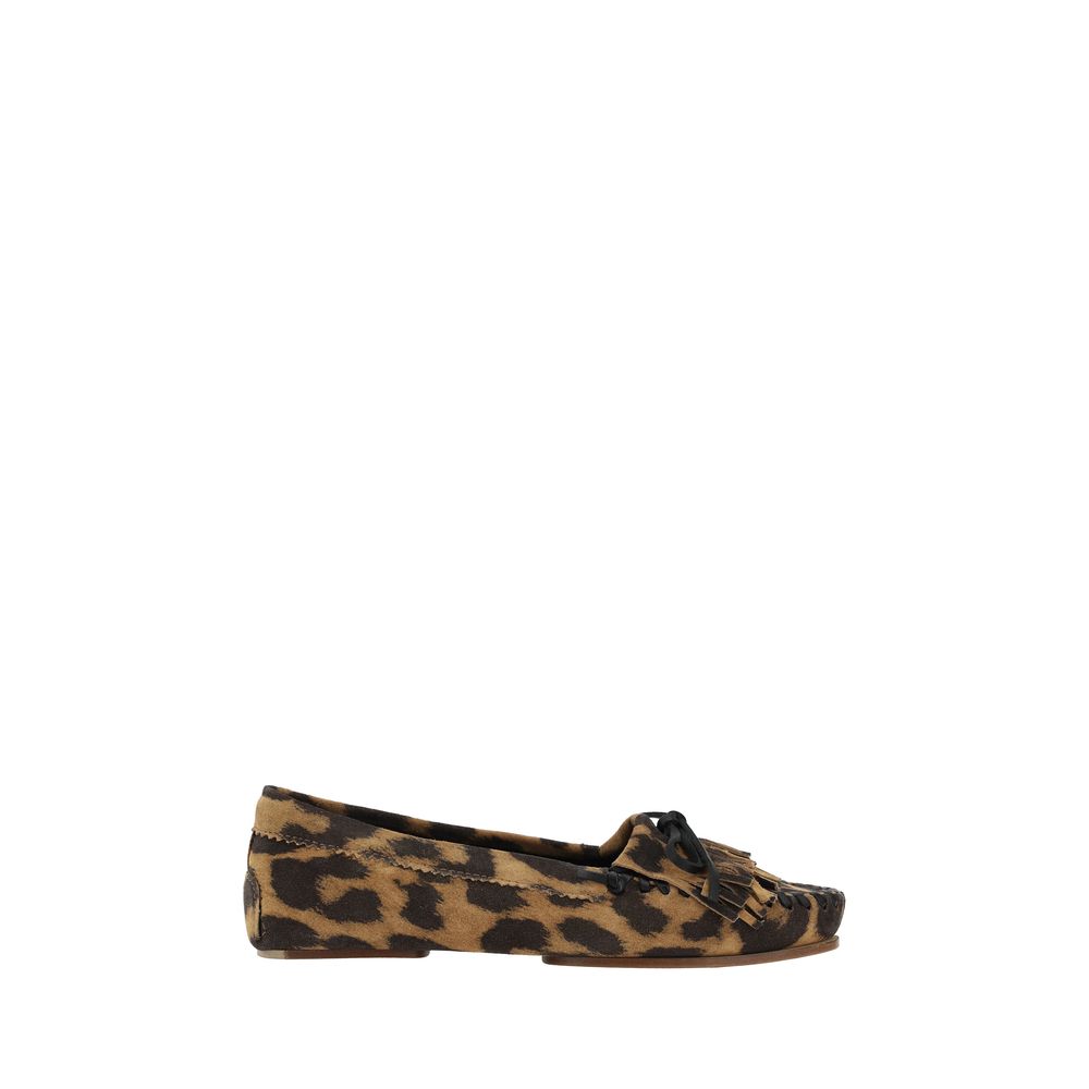 Paris Texas – Indiana-Loafer mit Leopardenmuster
