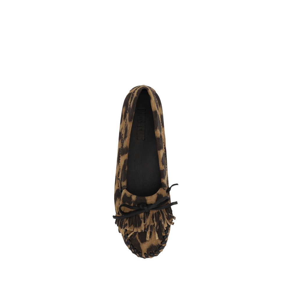 Paris Texas – Indiana-Loafer mit Leopardenmuster