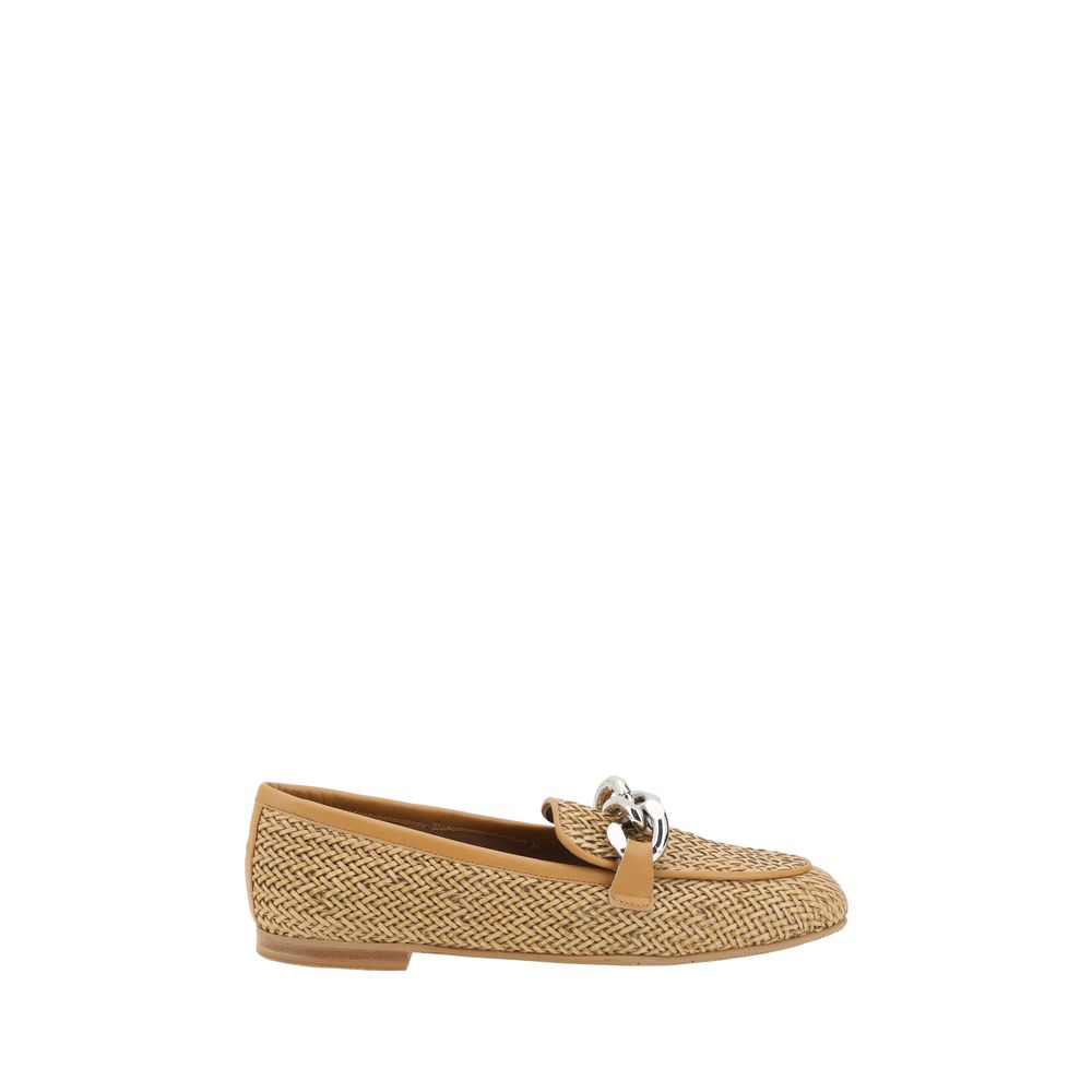 Casadei Loafer aus gewebtem Leder