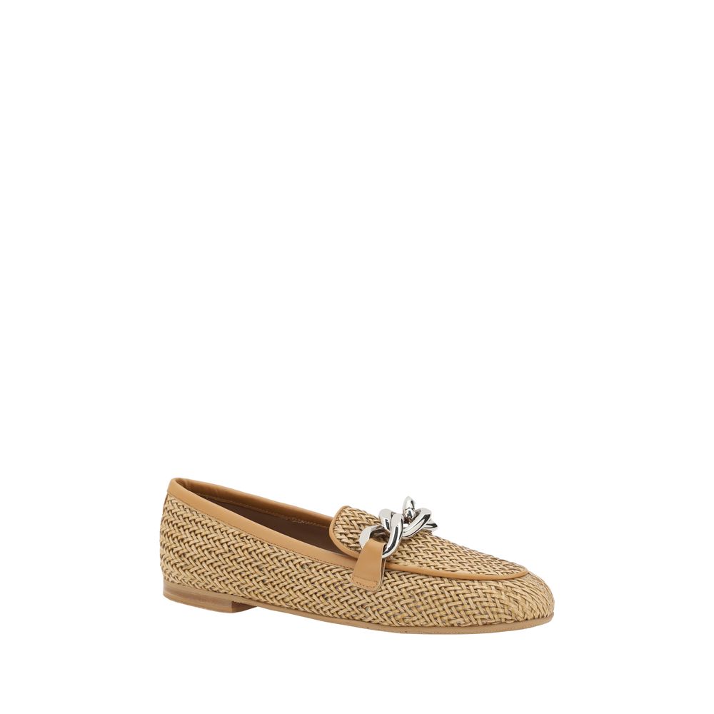 Casadei Loafer aus gewebtem Leder