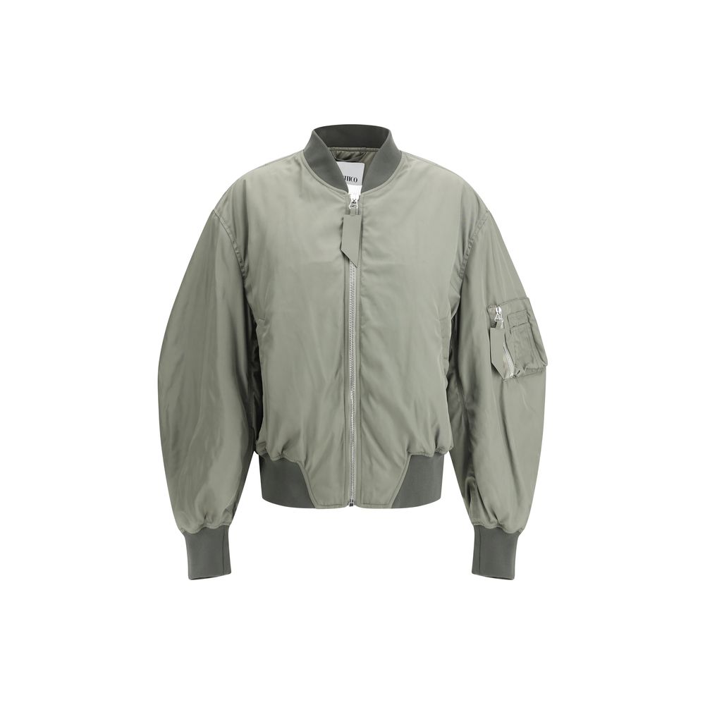 Die Attico Nylon-Bomberjacke