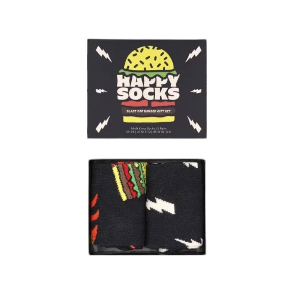 Happy Socks Schwarze Baumwollsocken