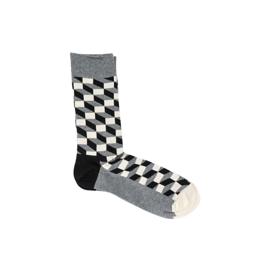 Happy Socks Graue Strumpfhosen und Socken aus Baumwolle