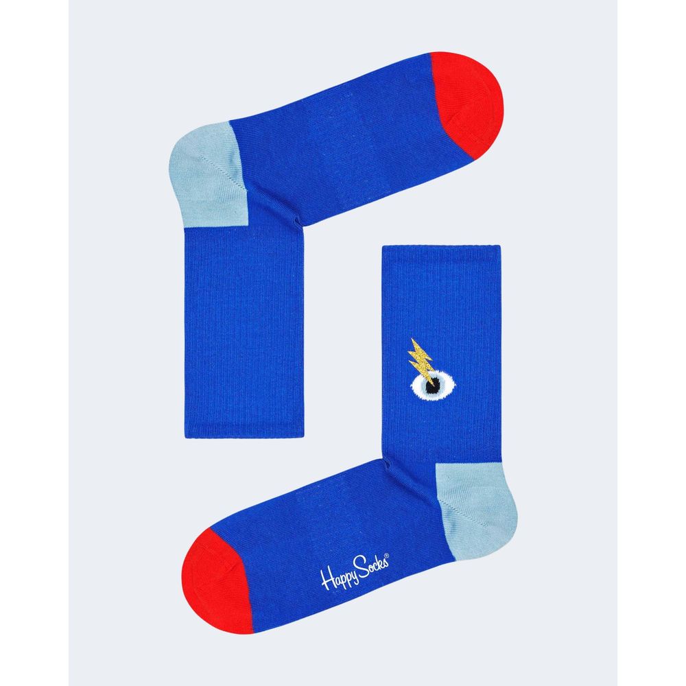 Happy Socks – Blaue Strumpfhosen und Socken aus Baumwolle
