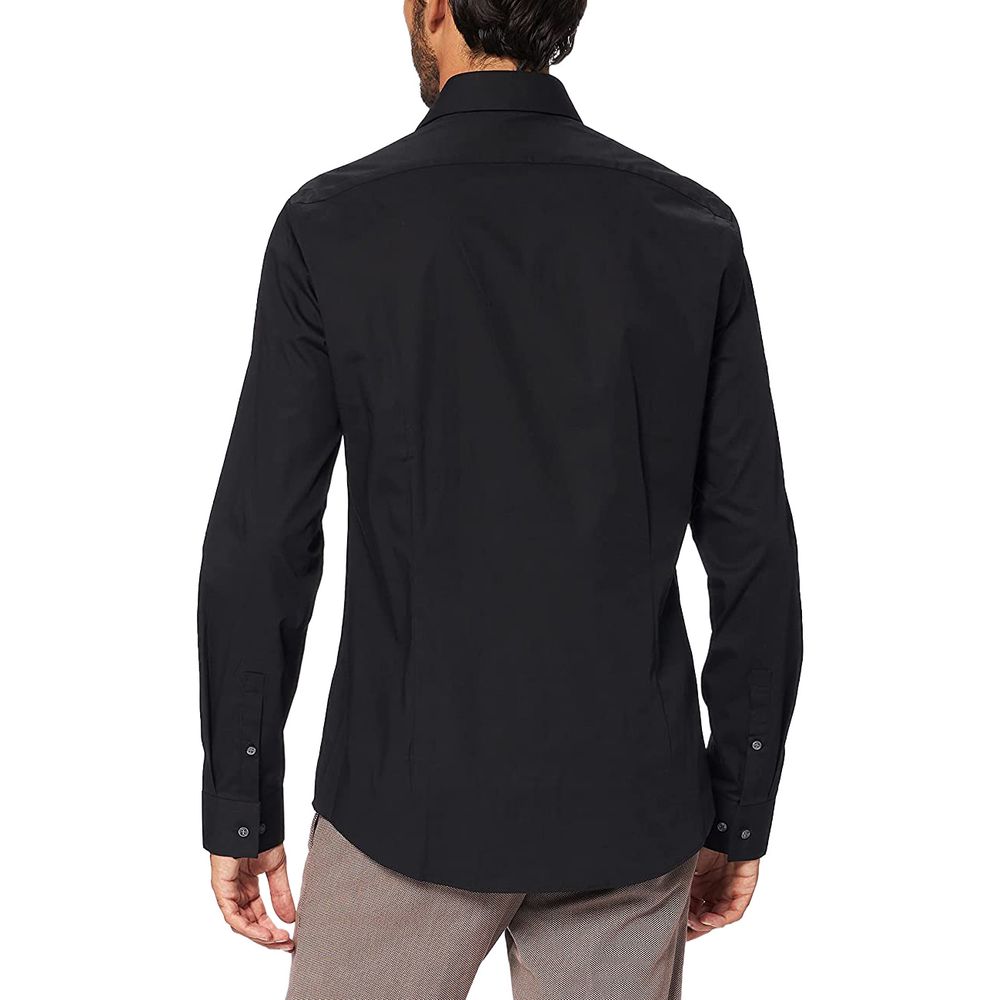 Calvin Klein Schwarzes Baumwollhemd