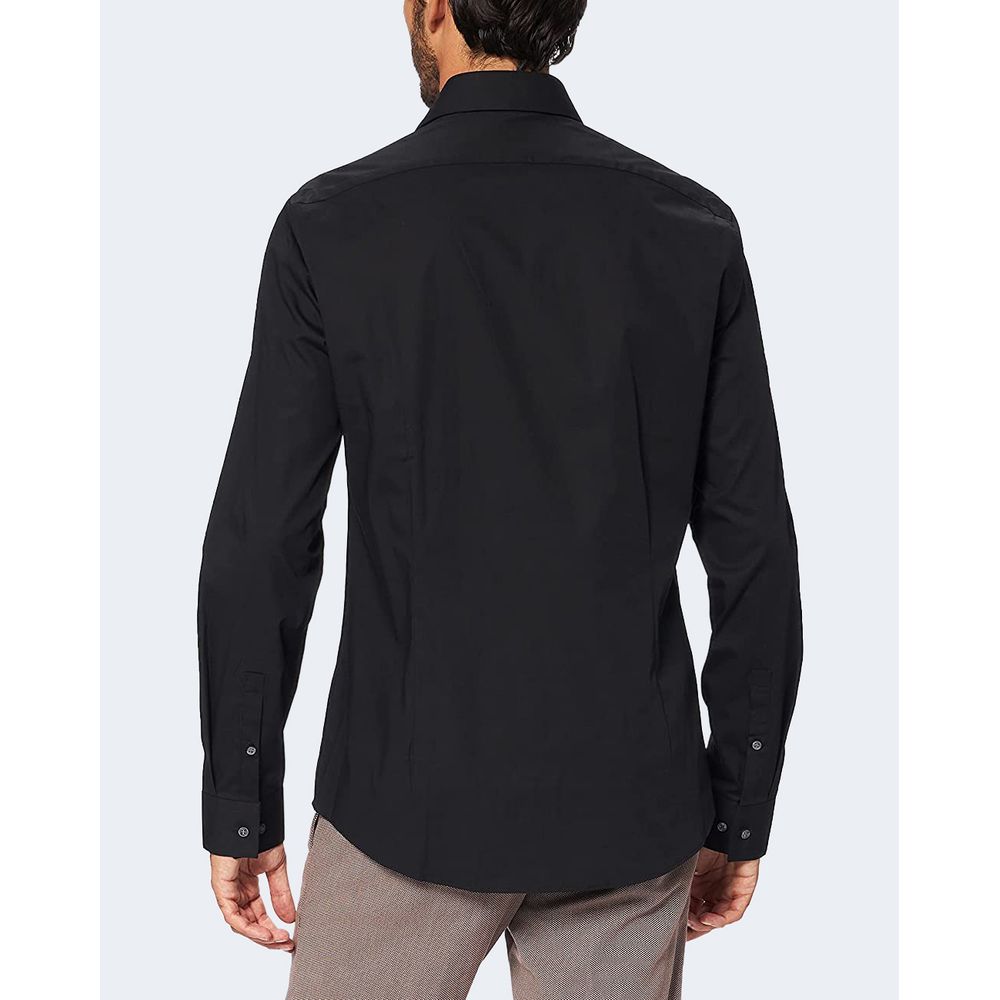 Calvin Klein Schwarzes Baumwollhemd