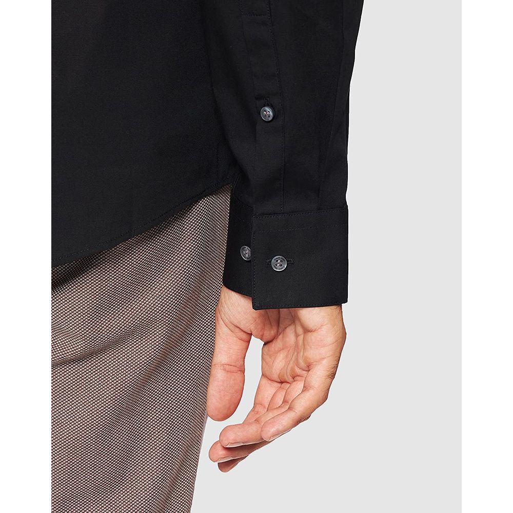 Calvin Klein Schwarzes Baumwollhemd