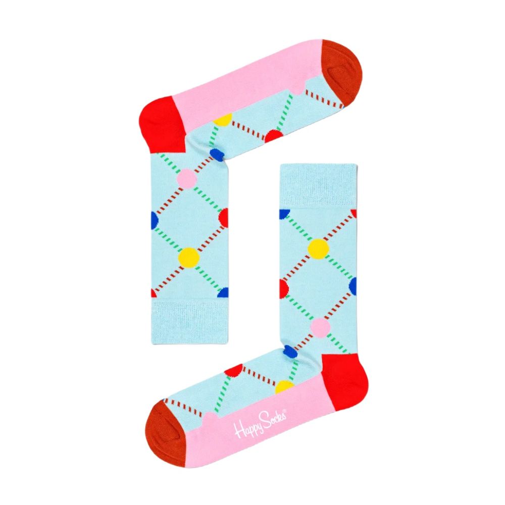 Happy Socks – Blaue Strumpfhosen und Socken aus Baumwolle