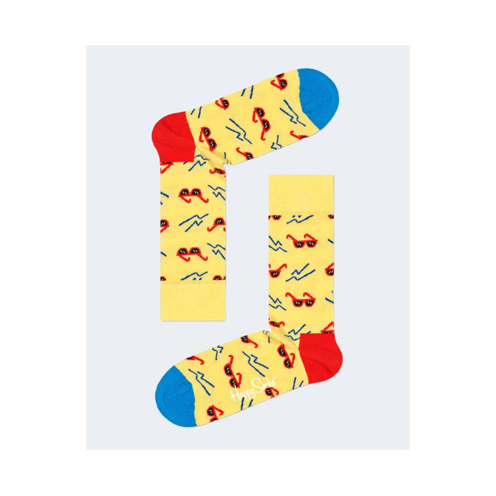 Happy Socks Gelbe Baumwollstrumpfhosen und Socken