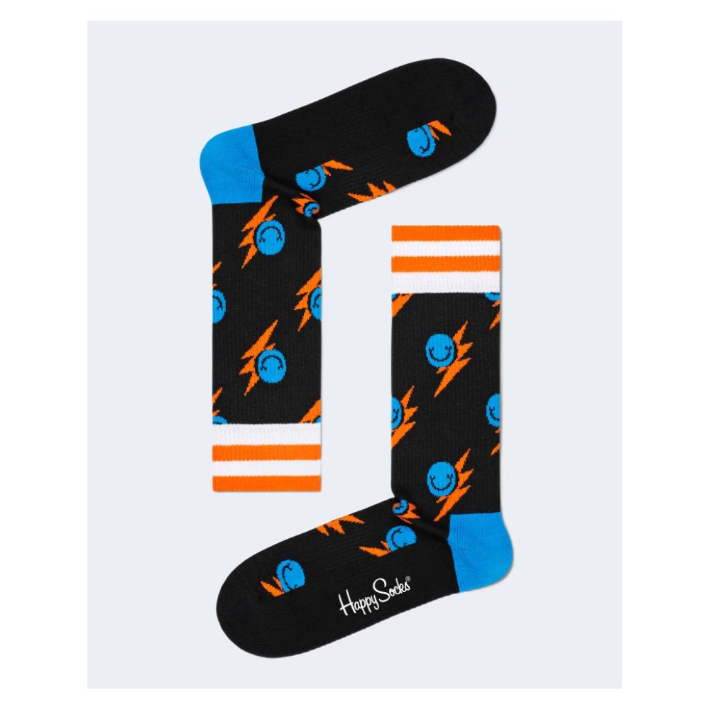 Colanți și șosete Happy Socks din bumbac negru