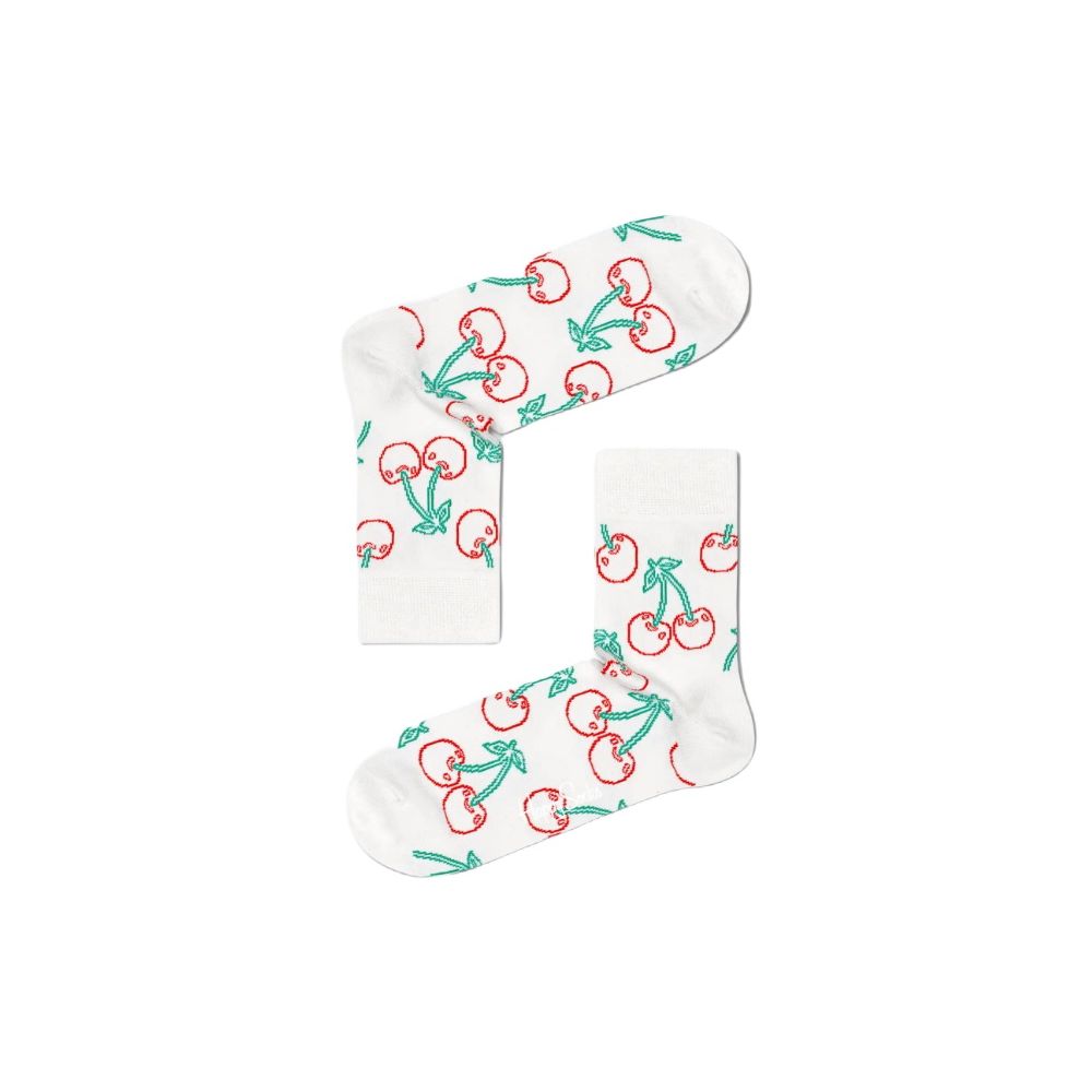 Happy Socks – Weiße Strumpfhosen und Socken aus Baumwolle