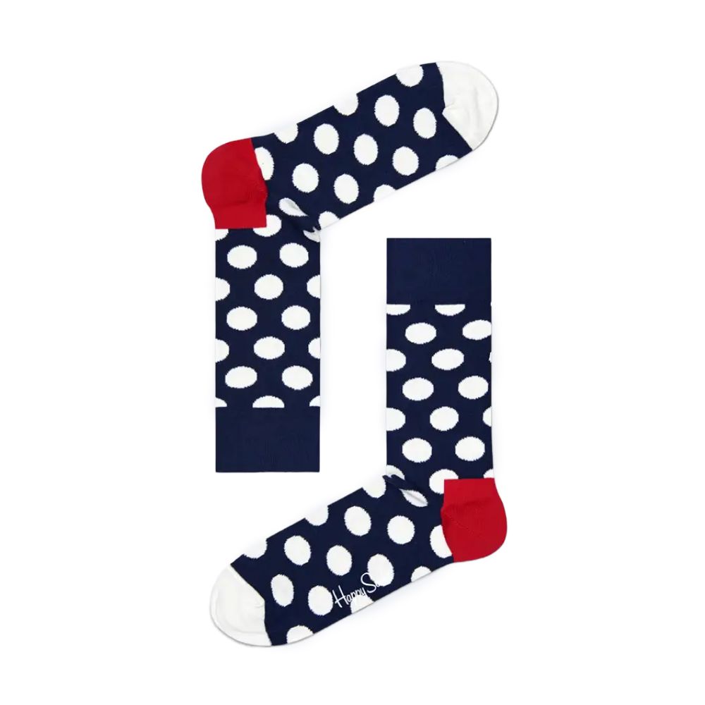 Happy Socks – Blaue Strumpfhosen und Socken aus Baumwolle