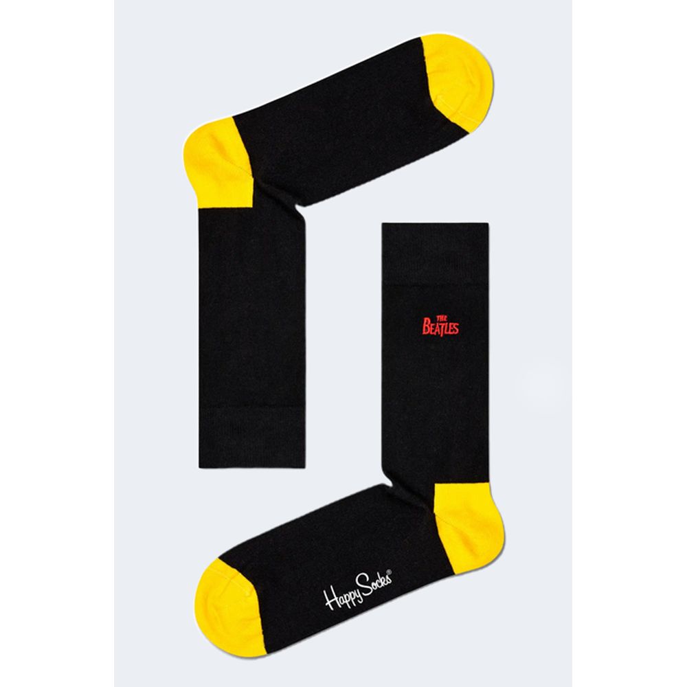 Happy Socks – Schwarze Strumpfhosen und Socken aus Baumwolle